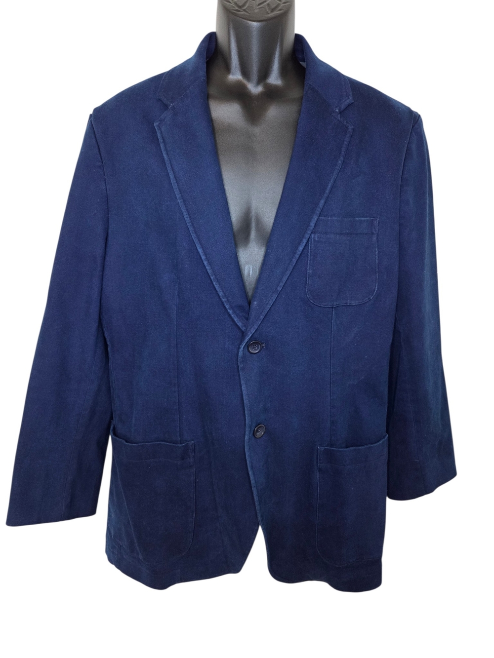 Old Navy Men's Navy Blue Two-Button Patch Pocket‎ Blazer